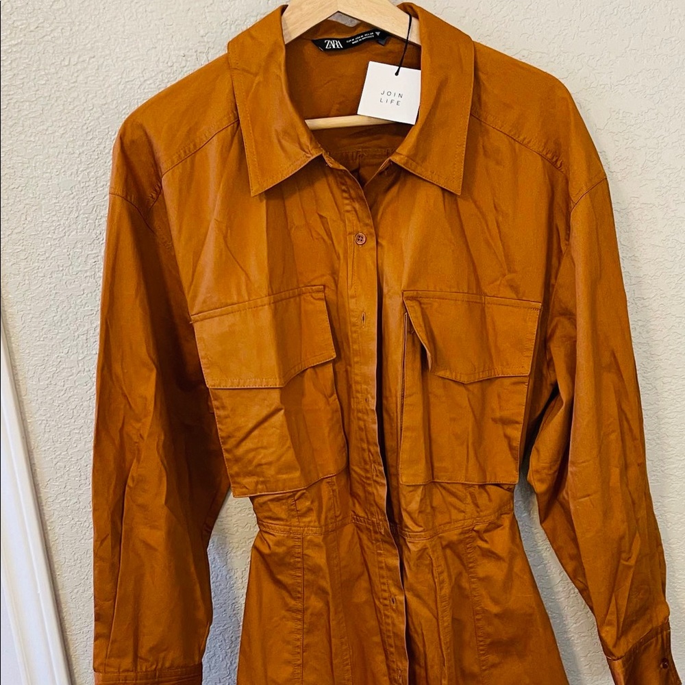 Camisa vestido zara